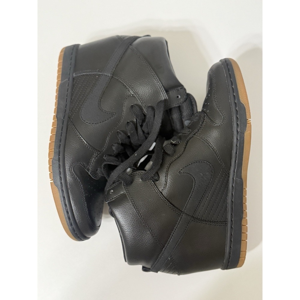 Nike Dunk Sky Hi Essential Black Gum Hidden Wedge Shoe 644877-014 Women Size 9.5 - Picture 3 of 7